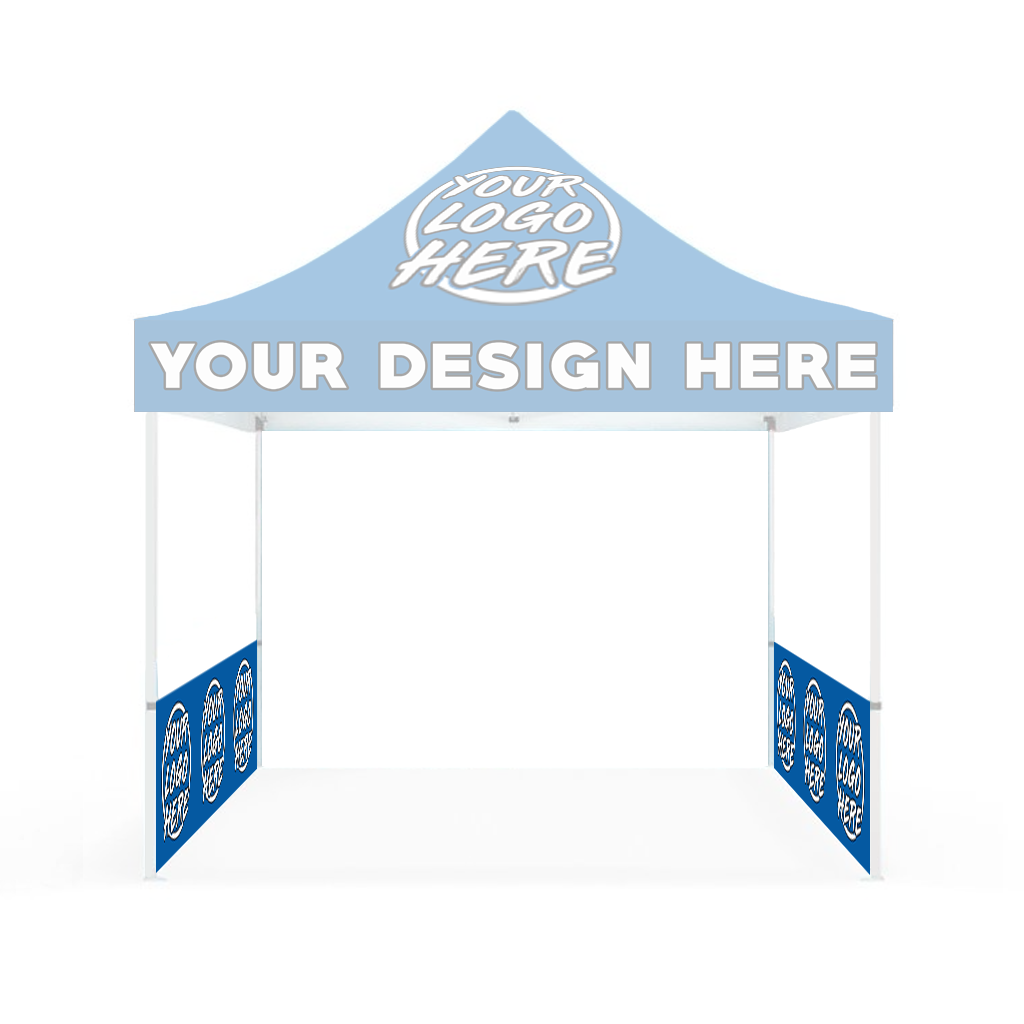 Custom Canopy 10' Half Wall