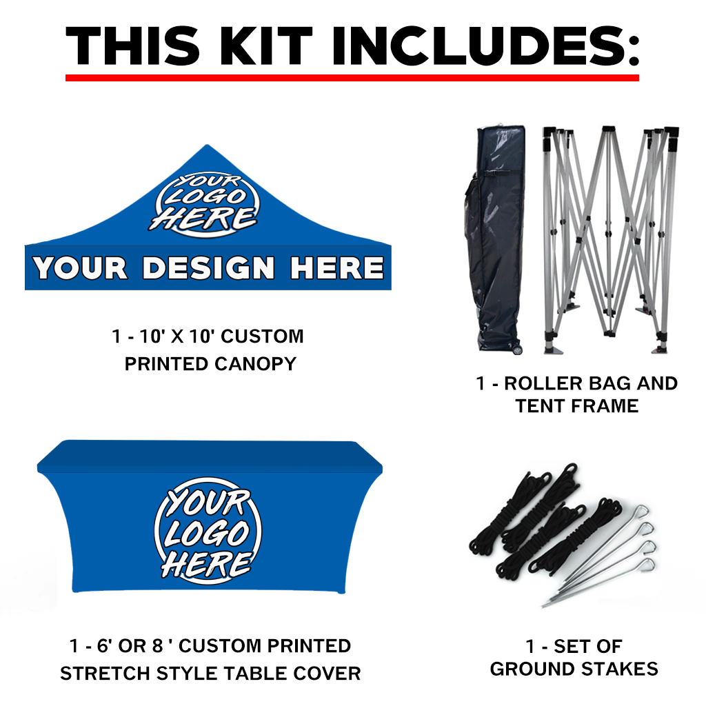 10' x 10' Custom Canopy Tent Kit #4