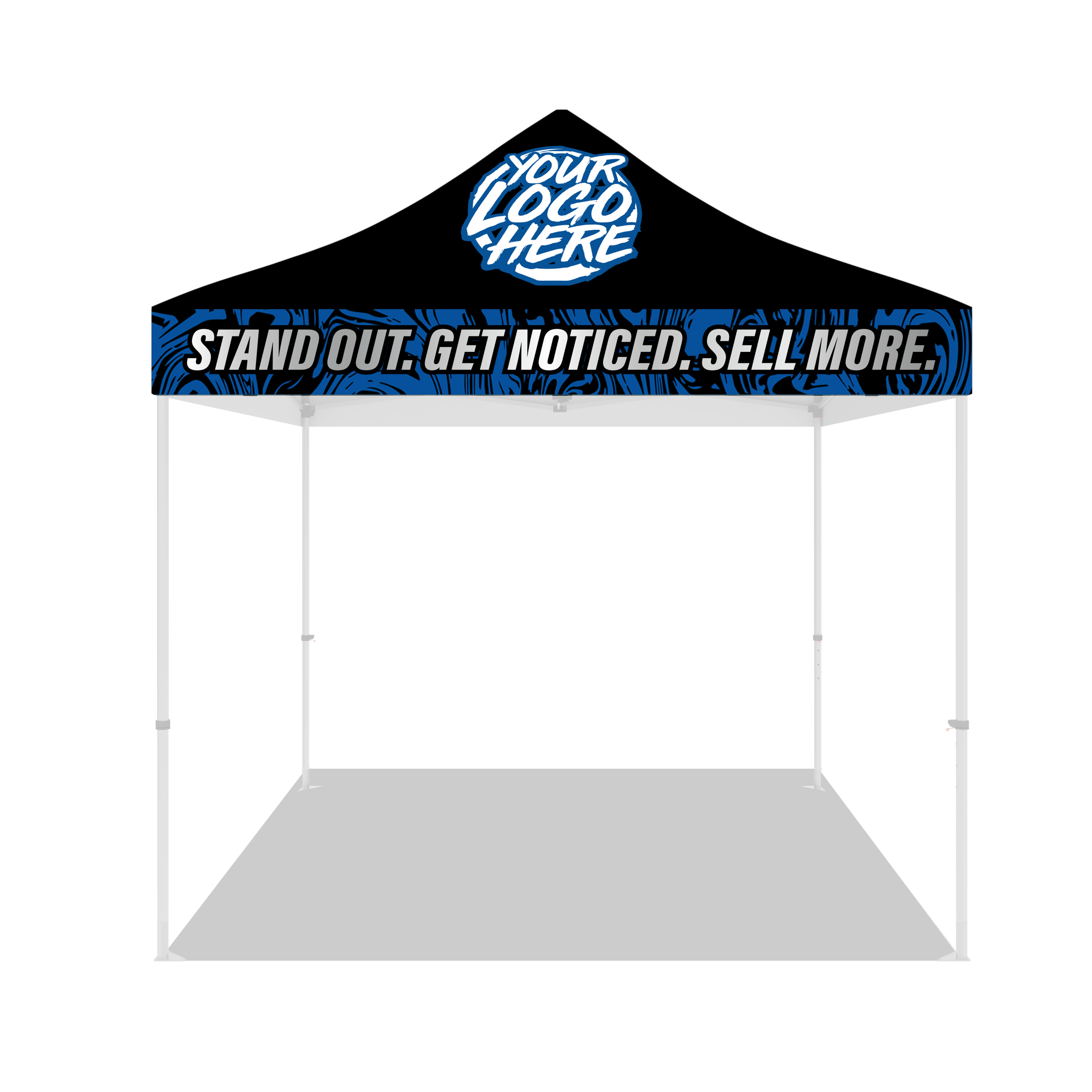 High-Quality Premium 10' x 10' Custom Canopy – Great for ALL
