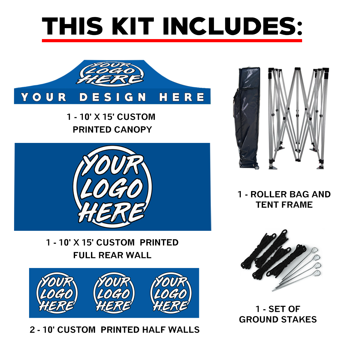 10' x 15' Custom Canopy Tent Kit #2