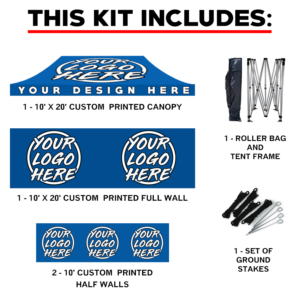 10' x 20' Custom Canopy Tent Kit #2