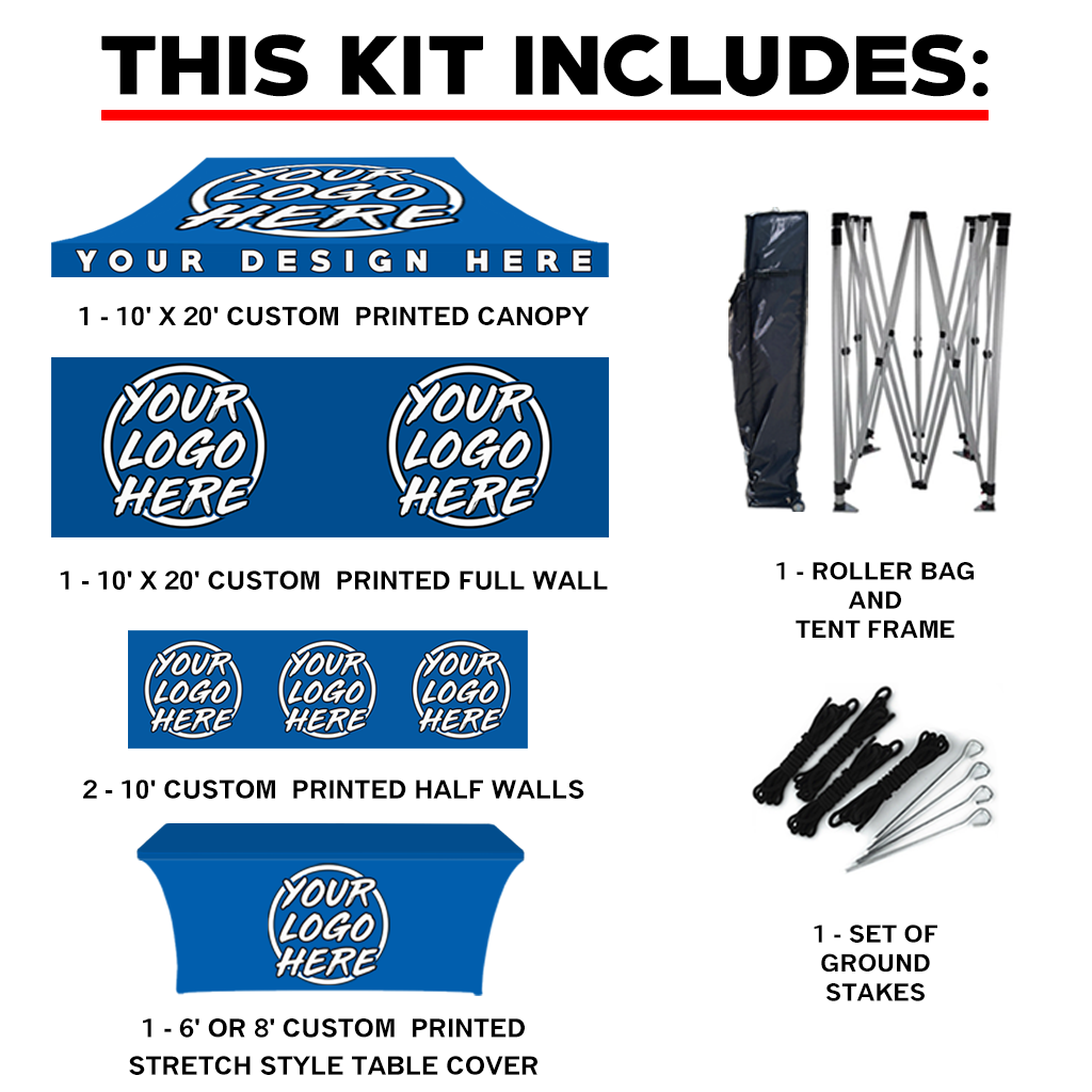 10' x 20' Custom Canopy Tent Kit #6