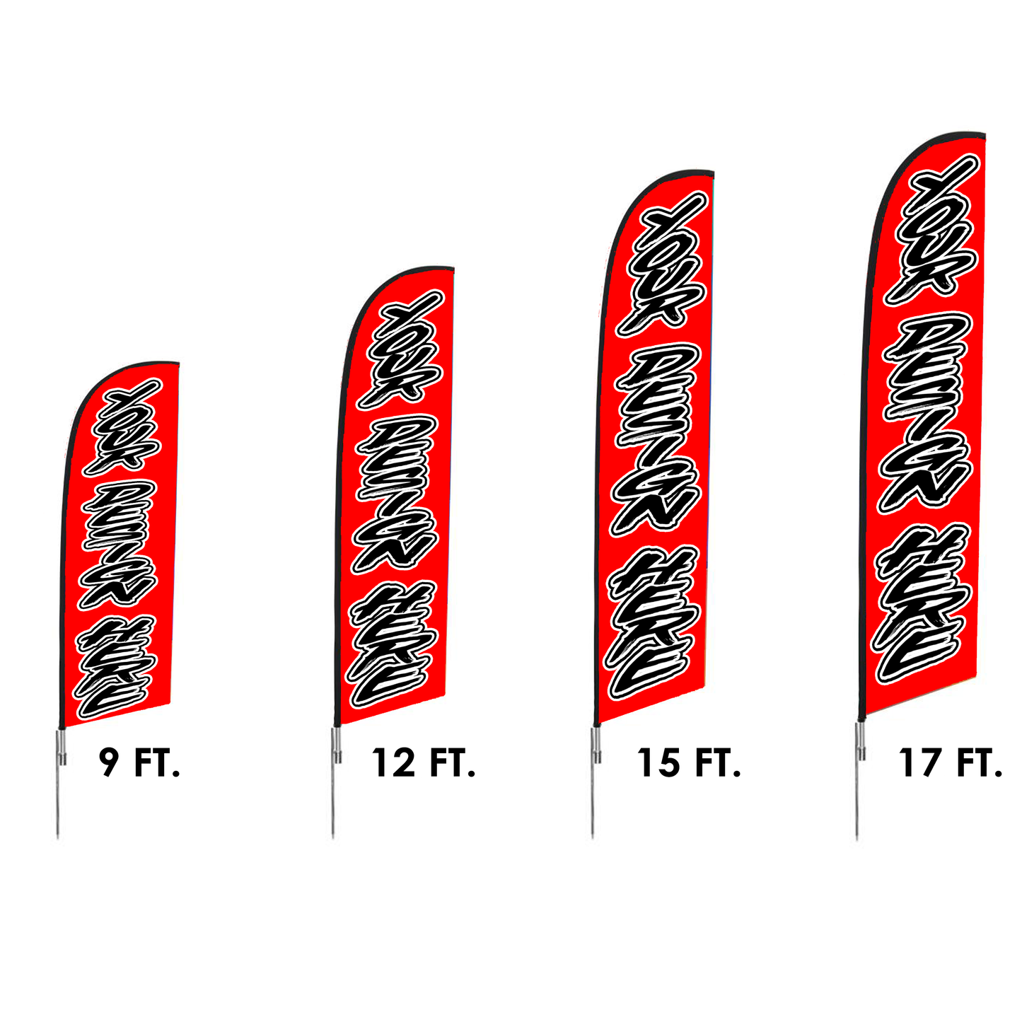 Angled Flag - 3 Pack Bundle
