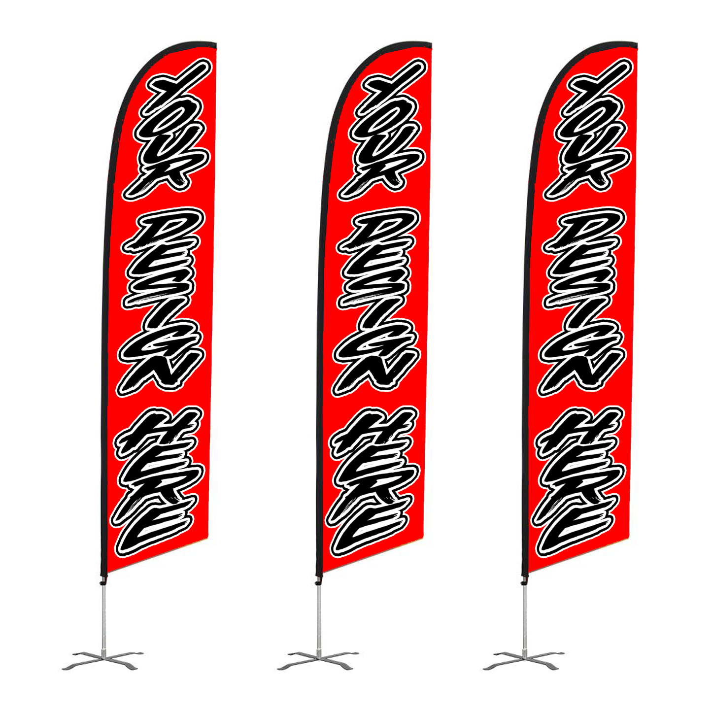 Angled Flag - 3 Pack Bundle