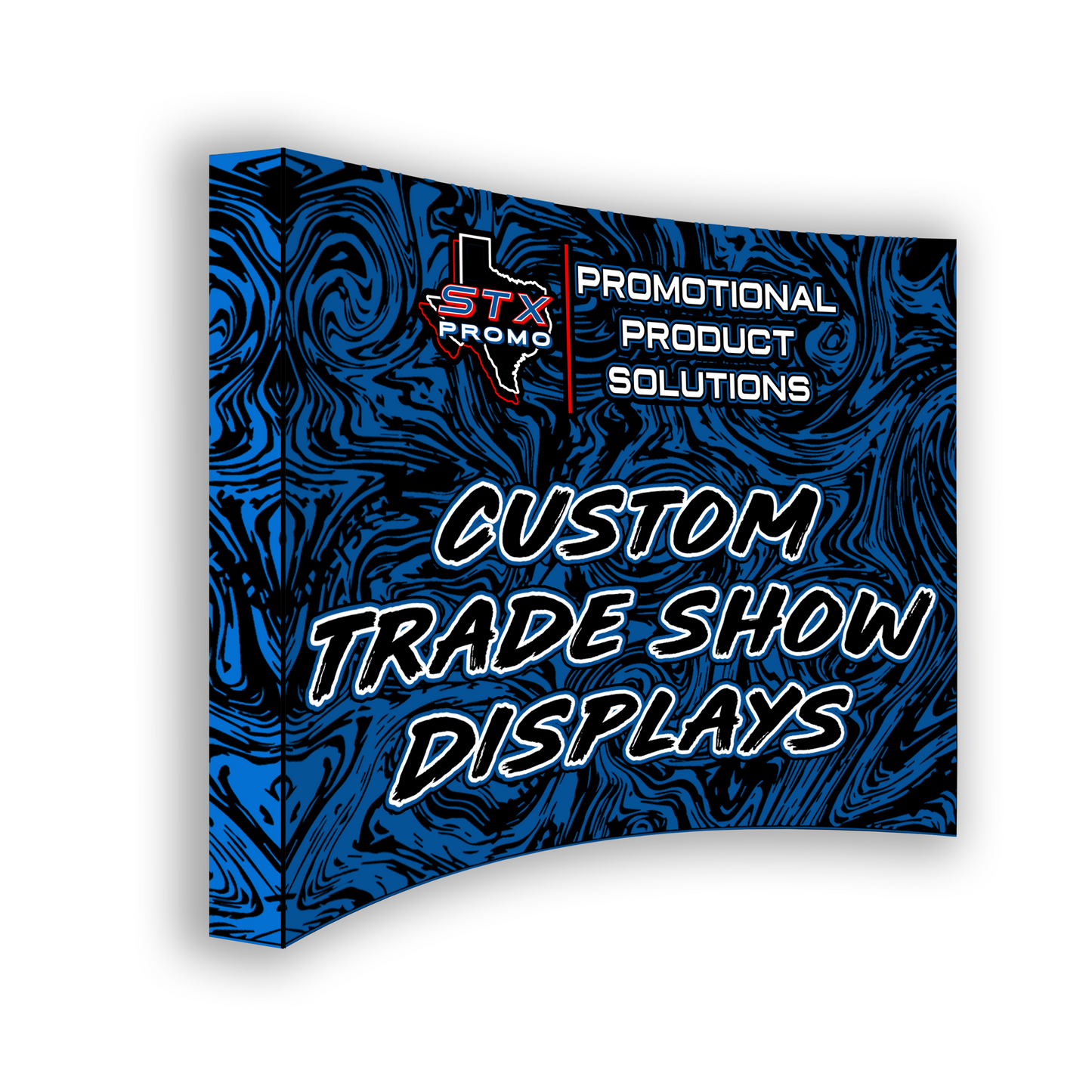 Custom Curved Pop Up Display