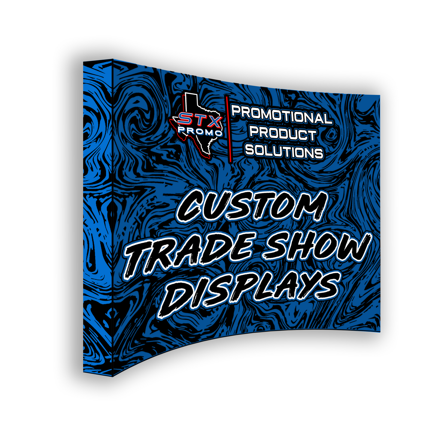 Custom Curved Pop Up Display