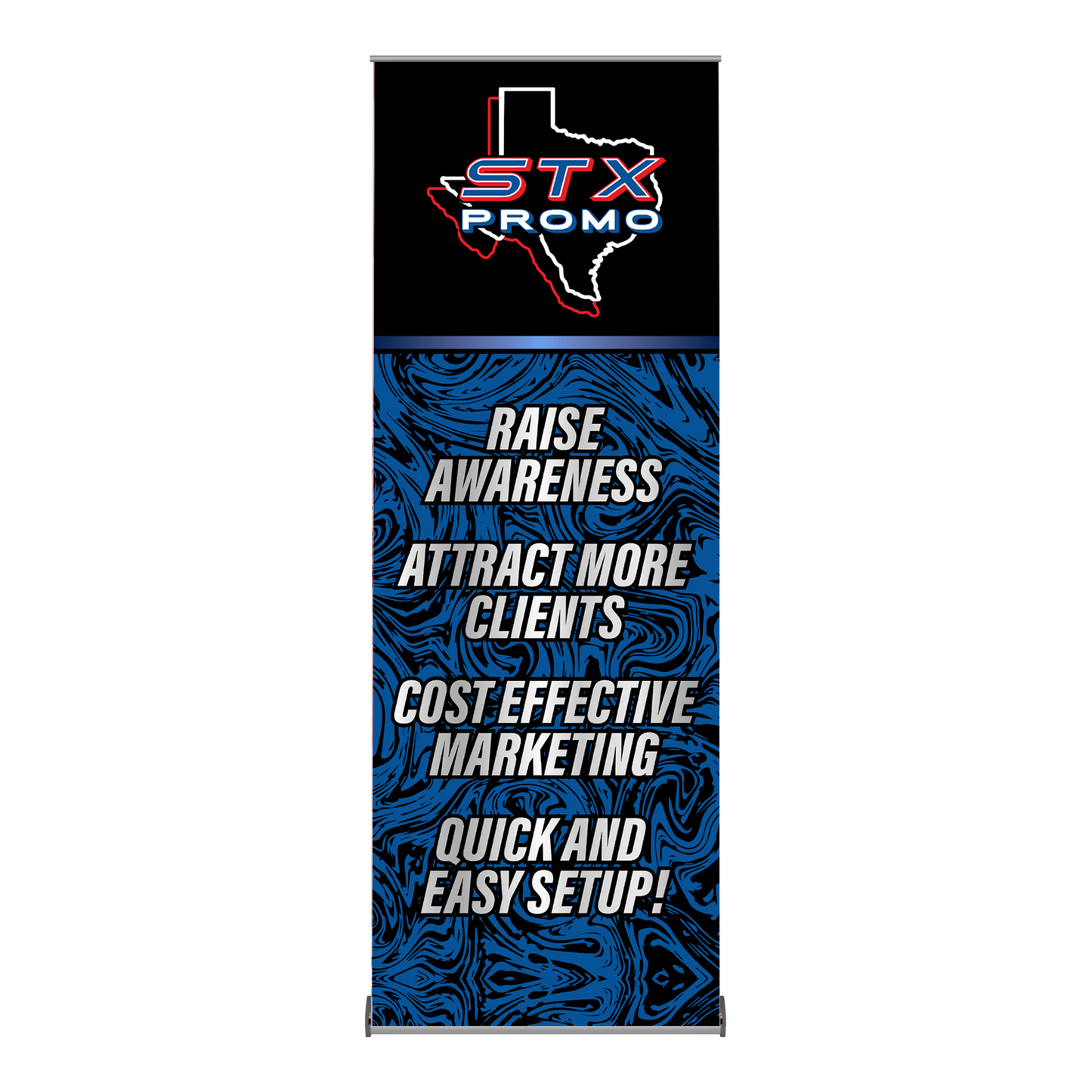 32" Double Sided Deluxe Retractable Banner