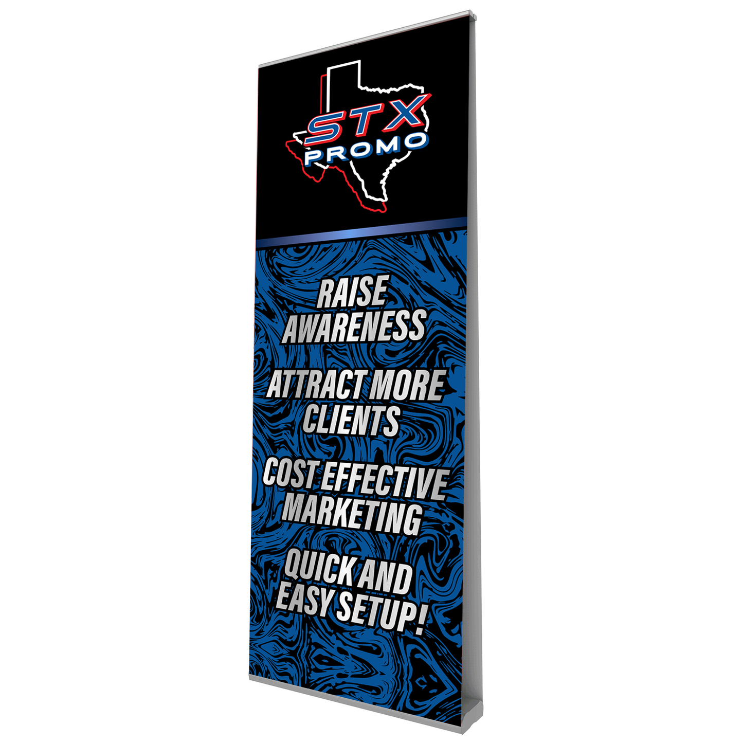 32" Double Sided Deluxe Retractable Banner