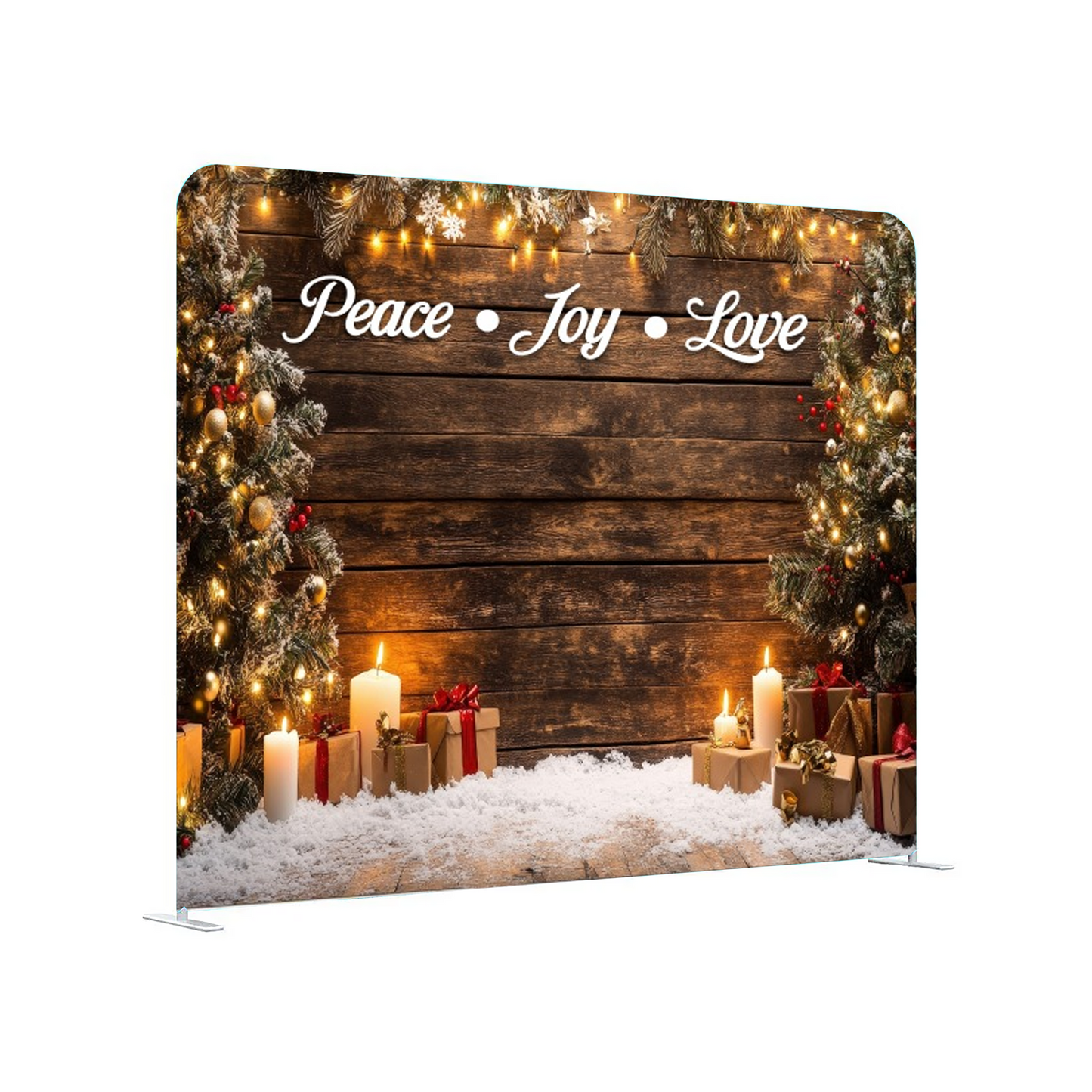 Peace Joy Love Backdrop