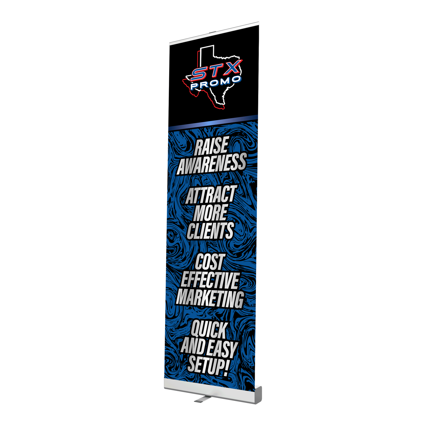 24" Economy Retractable Banner