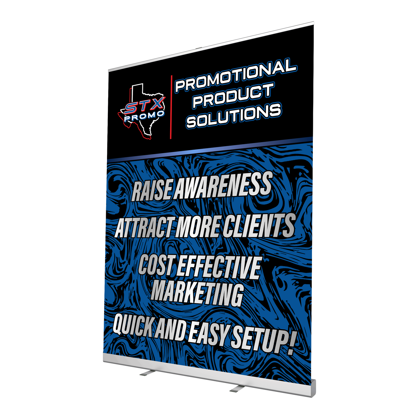60" Economy Retractable Banner