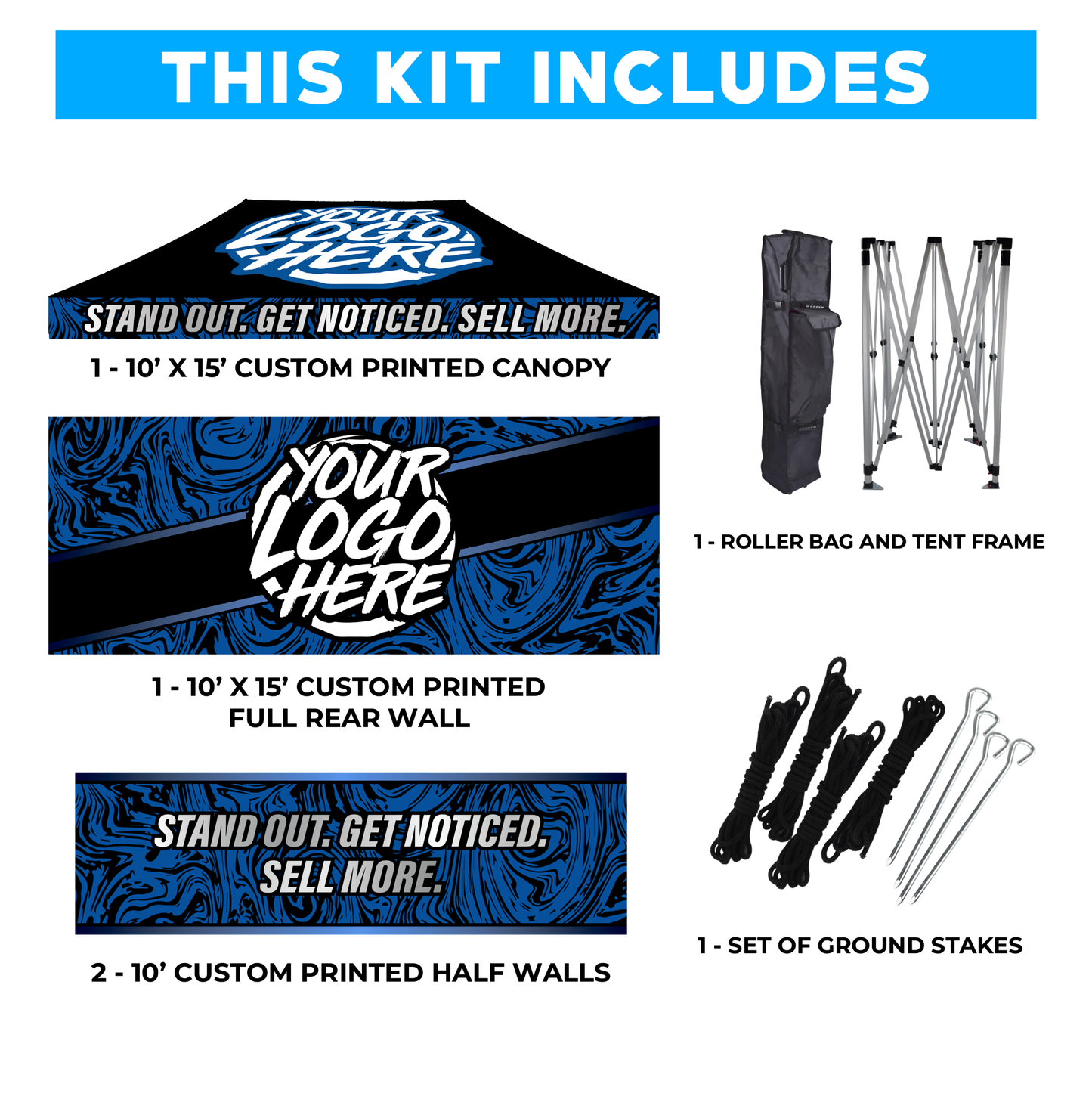 10' x 15' Custom Canopy Tent Kit #2