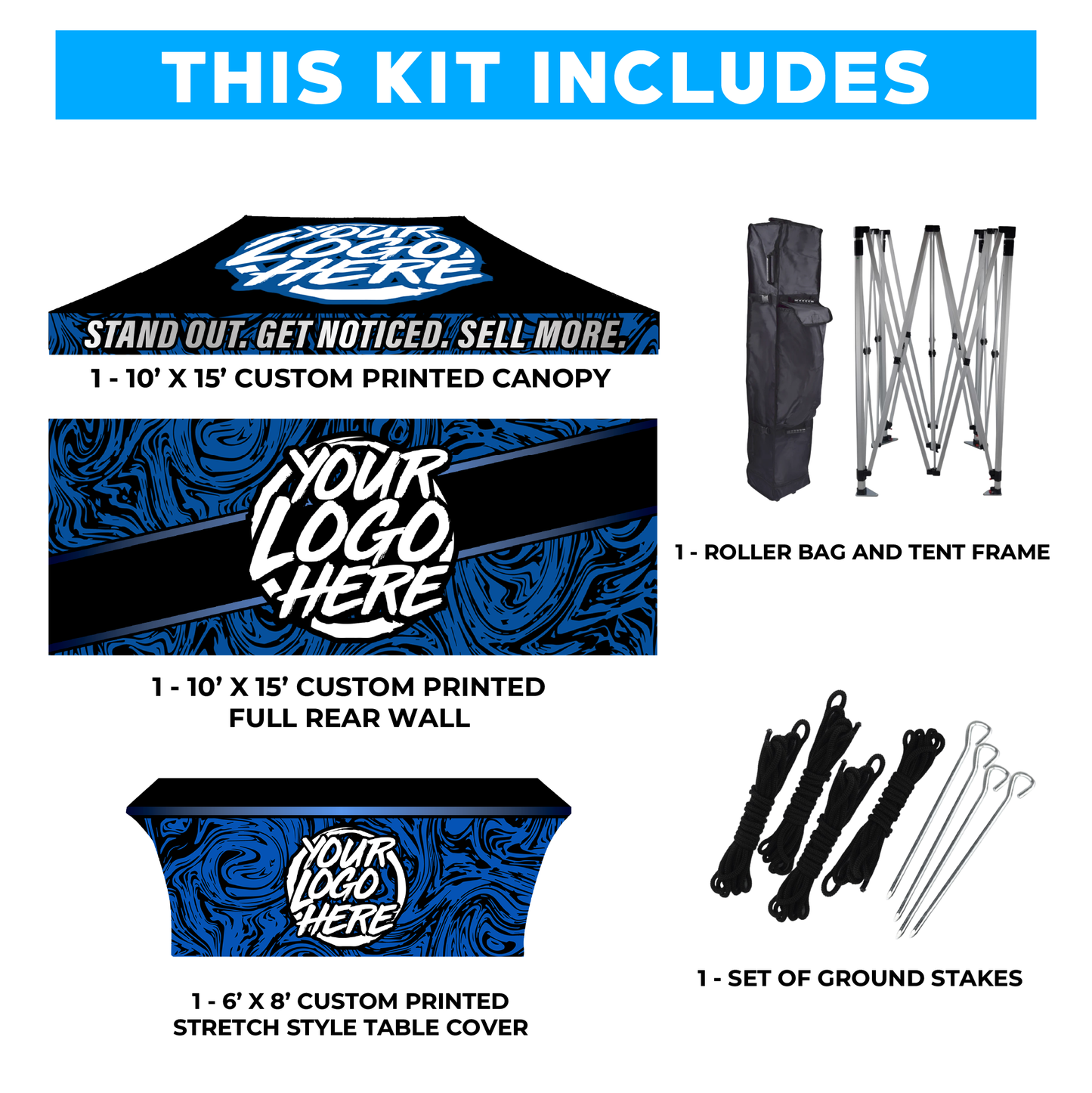 10' x 15' Custom Canopy Tent Kit #5