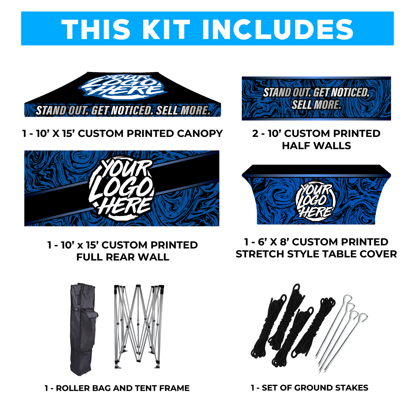 10' x 15' Custom Canopy Tent Kit #6