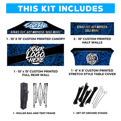 10' x 15' Custom Canopy Tent Kit #6