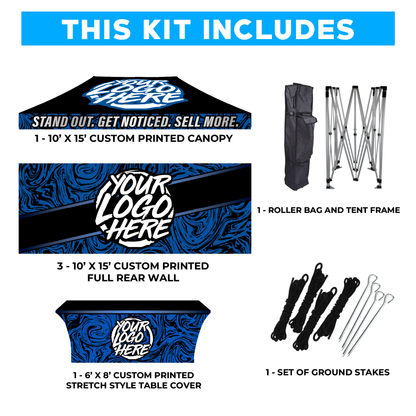10' x 15' Custom Canopy Tent Kit #7