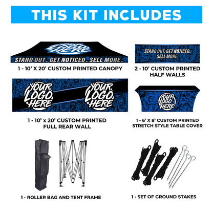 10' x 20' Custom Canopy Tent Kit #6