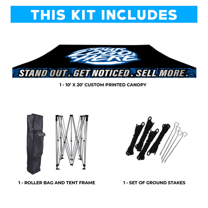 10' x 20' Standard Custom Canopy Tent