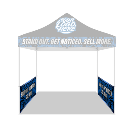 Custom Canopy 10' Half Wall