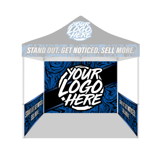 Custom Canopy Half Wall Package