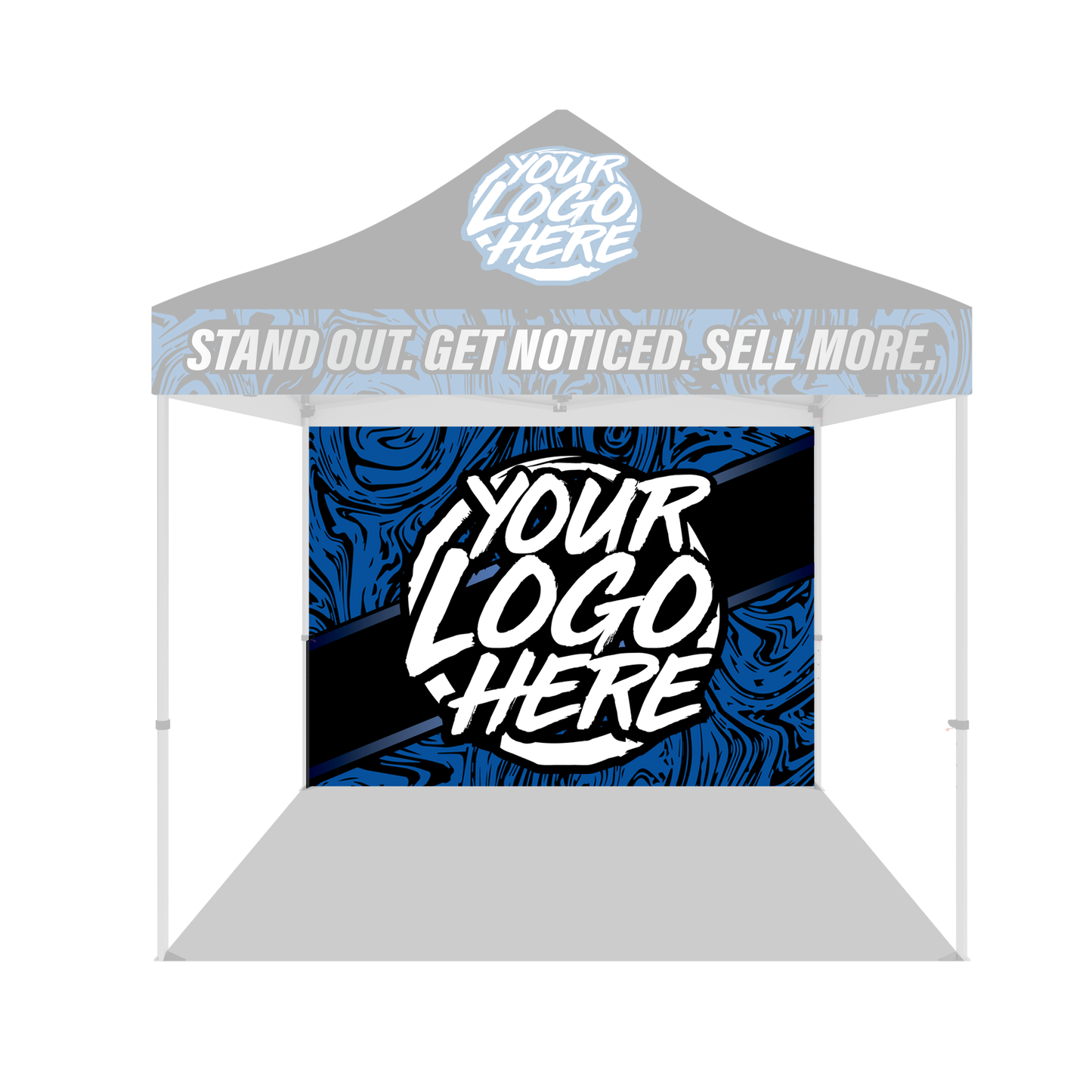 Custom Canopy Rear Wall