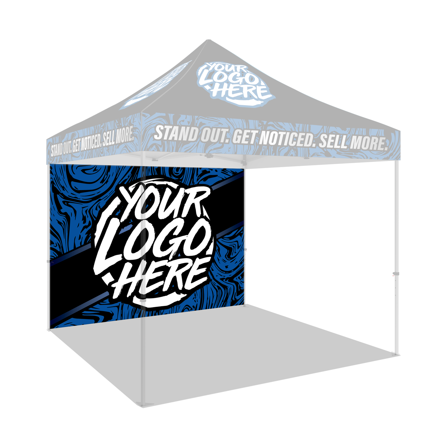 Custom Canopy Rear Wall