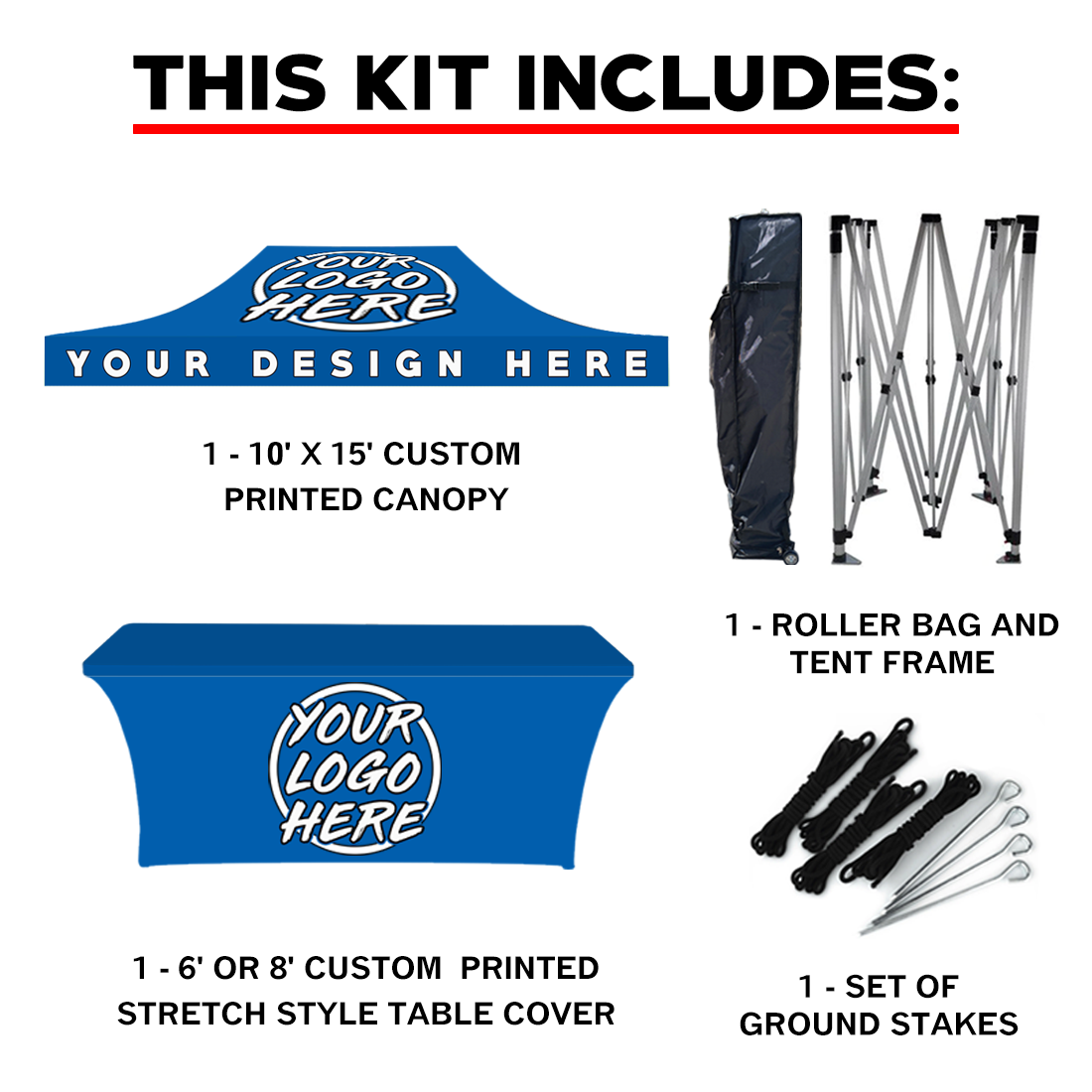 10' x 15' Custom Canopy Tent Kit #4