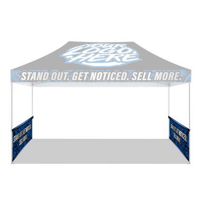 Custom Canopy 10' Half Wall