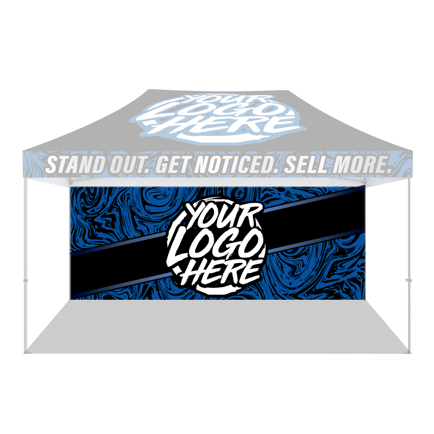 Custom Canopy Rear Wall