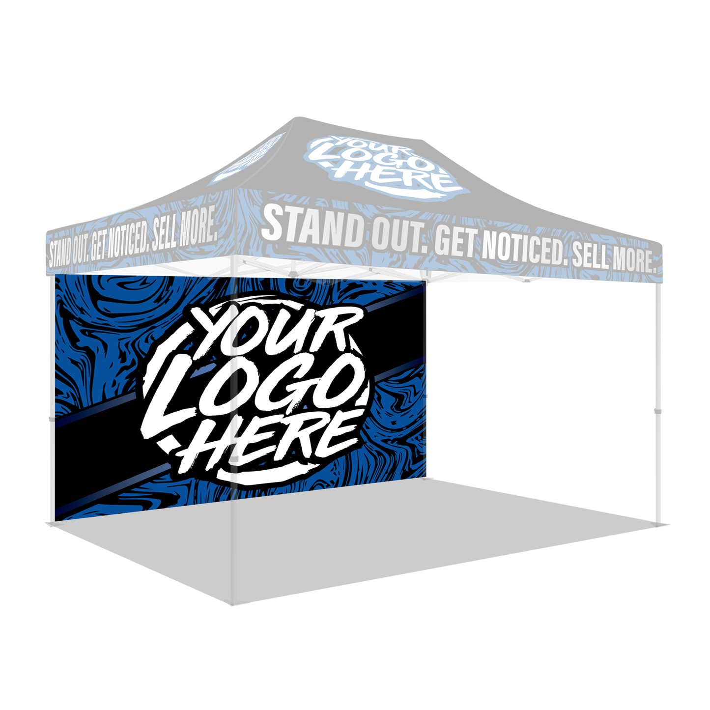 Custom Canopy Rear Wall