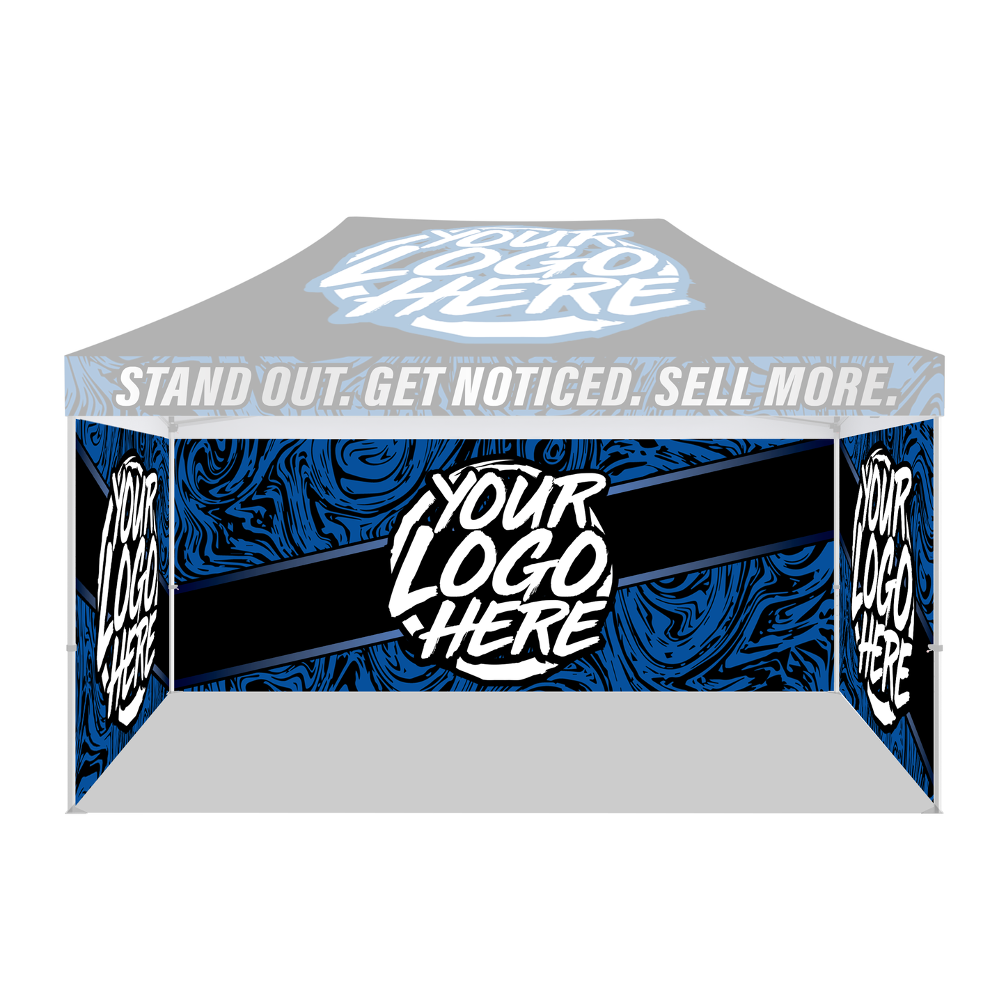 Custom Canopy Full Wall Package