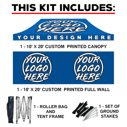 10' x 20' Custom Canopy Tent Kit #1