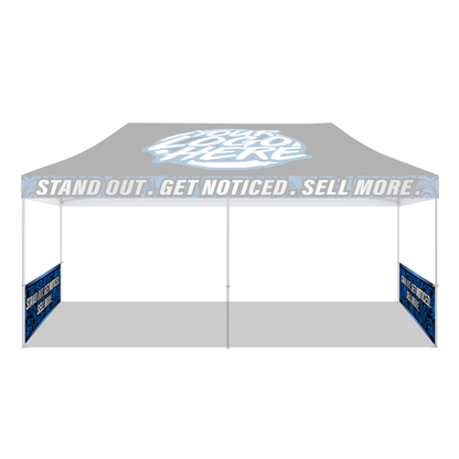 Custom Canopy 10' Half Wall