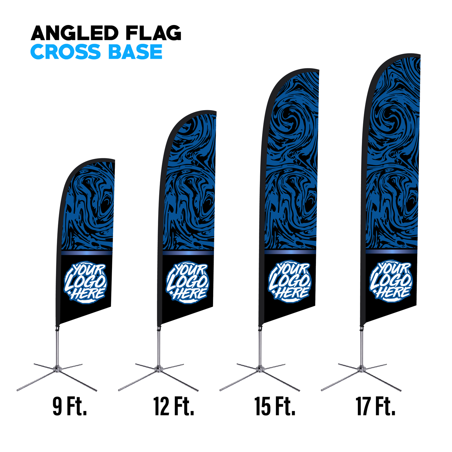 Angled Flag - 3 Pack Bundle