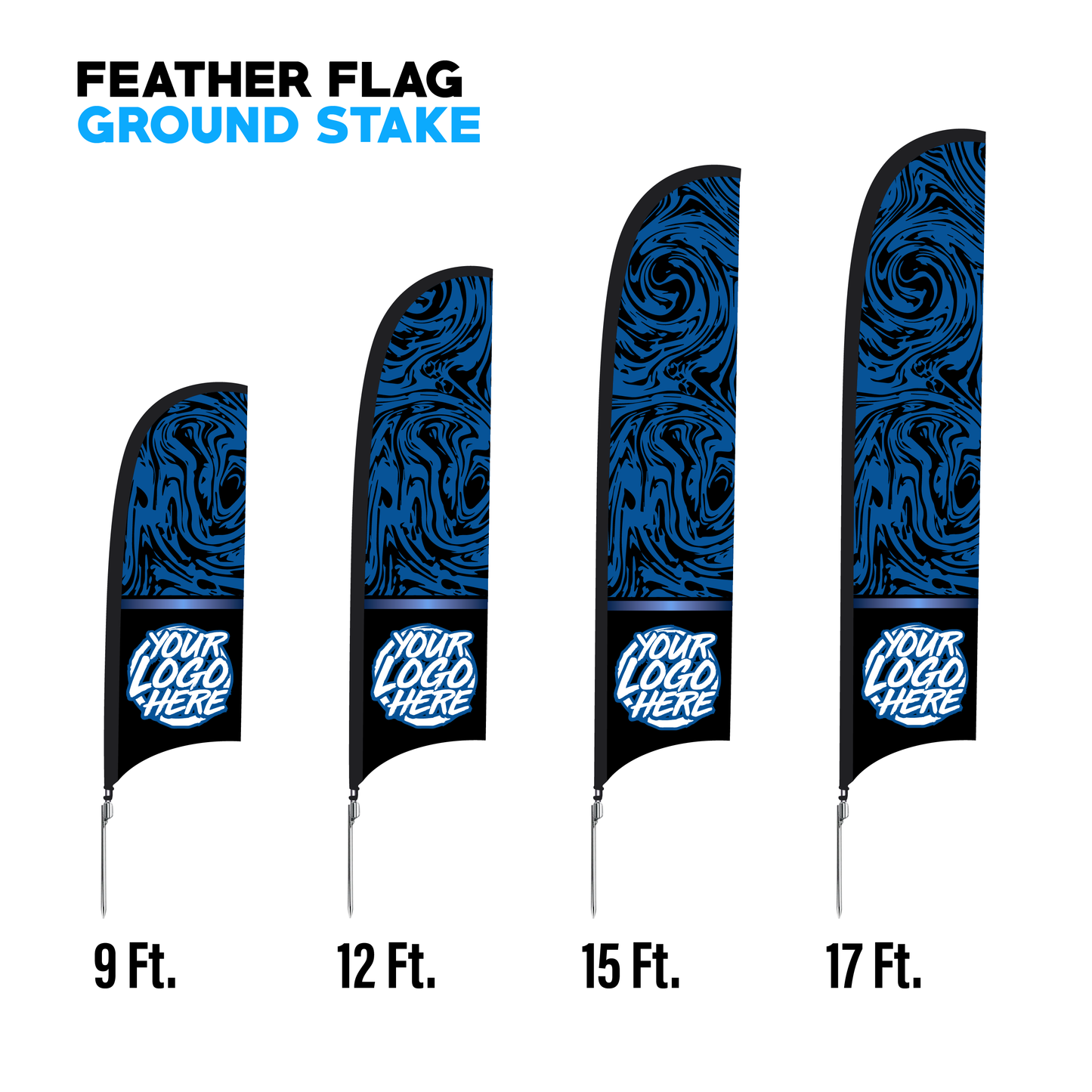 Feather Flag - 3 Pack Bundle
