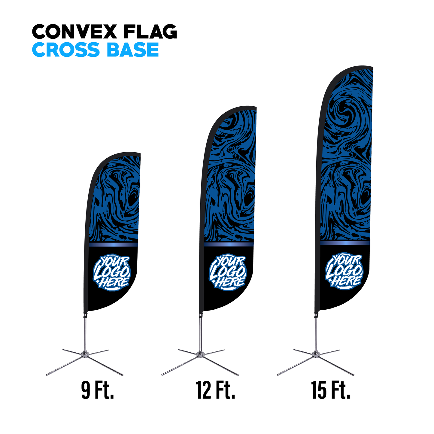Convex Flag - 3 Pack Bundle