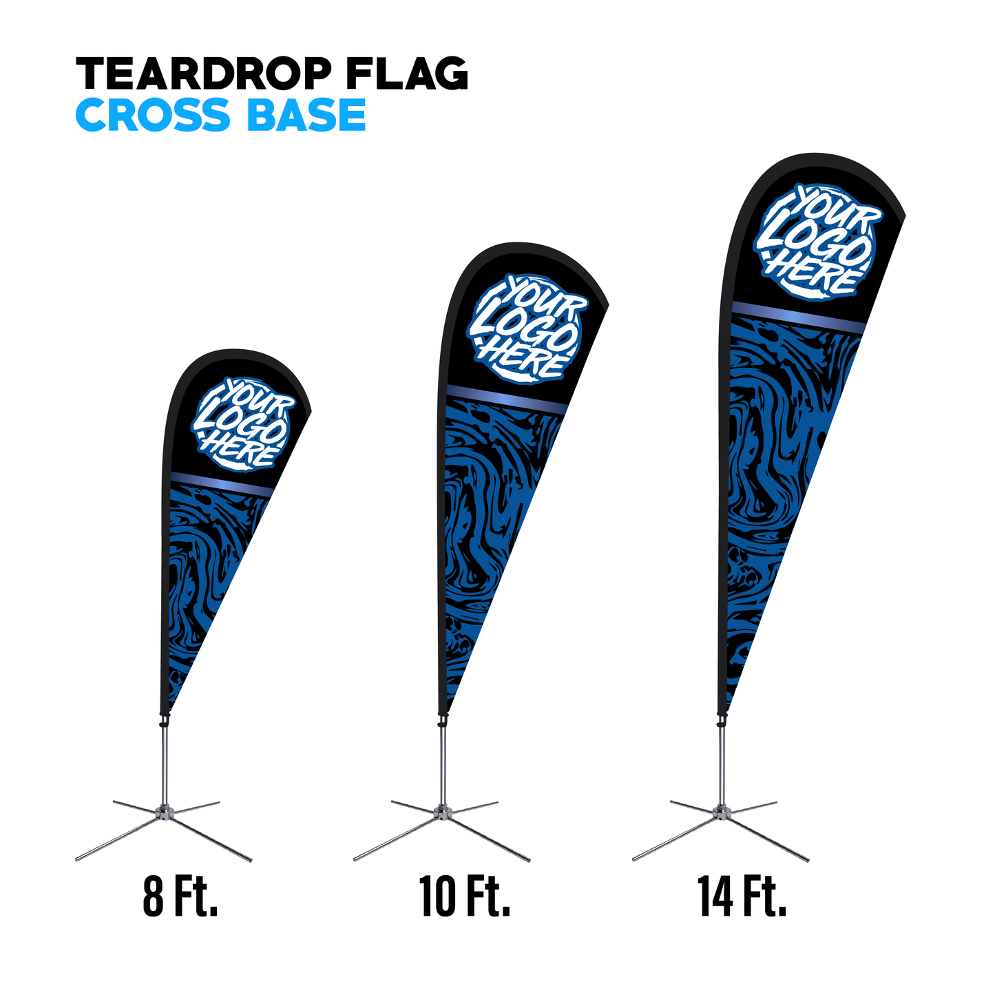 Teardrop Flag - 3 Pack Bundle