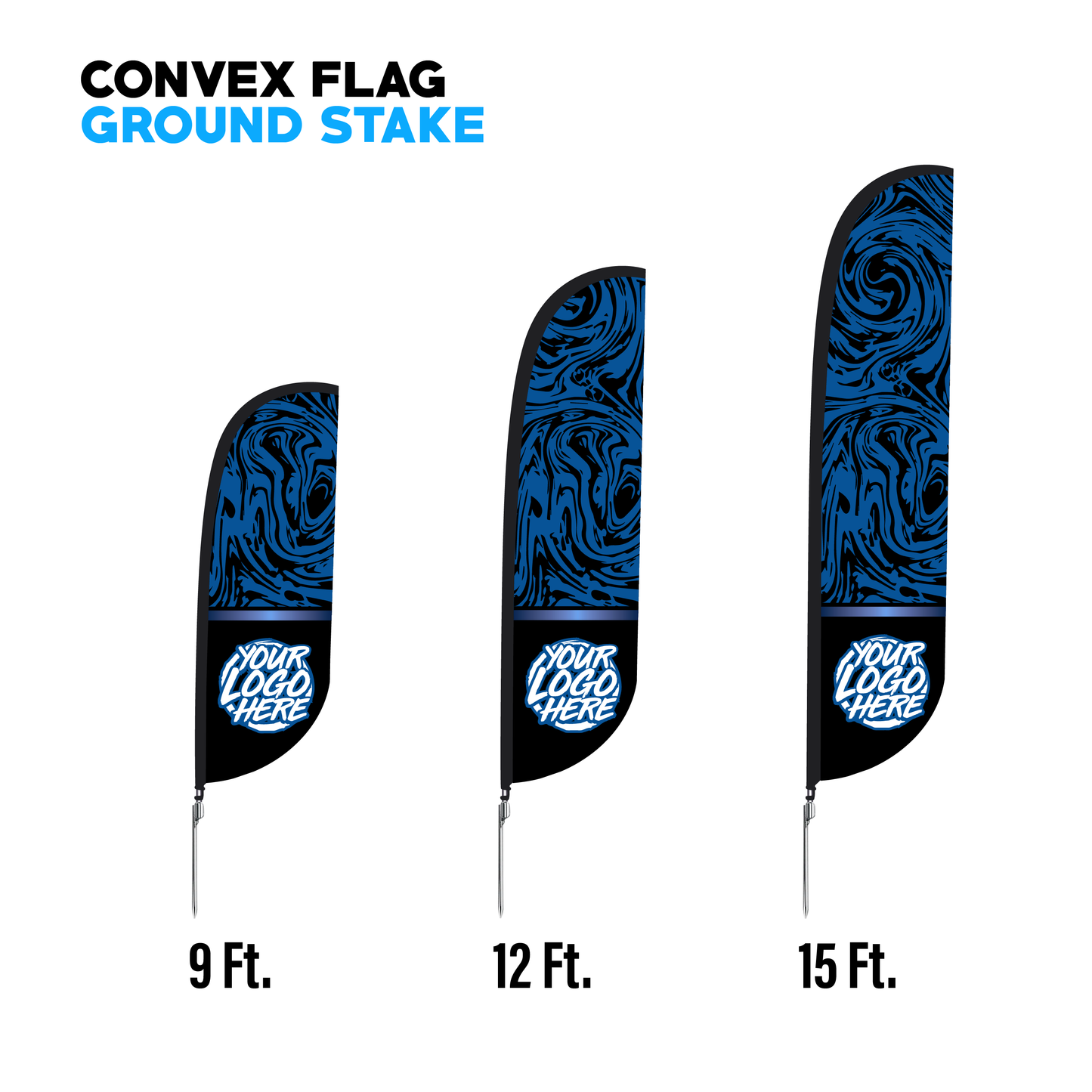 Convex Flag - 3 Pack Bundle