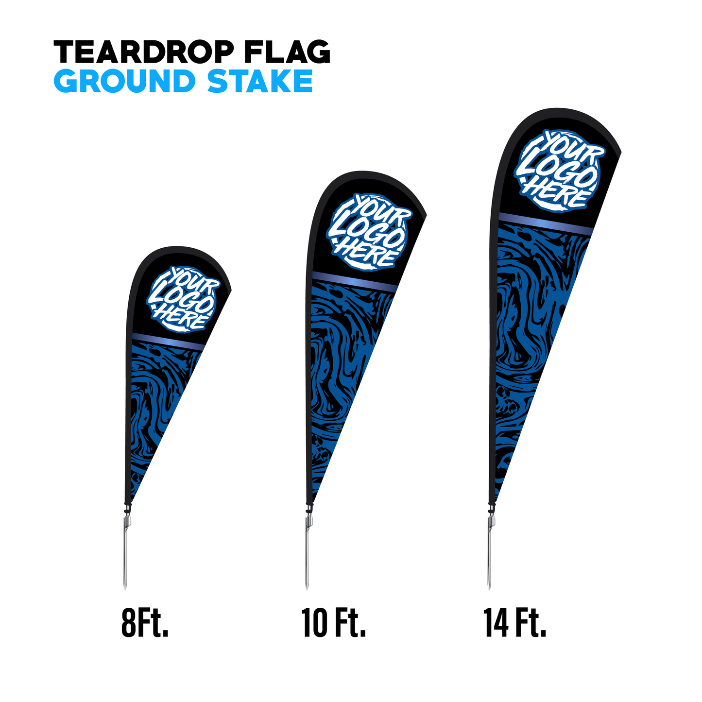 Teardrop Flag - 3 Pack Bundle