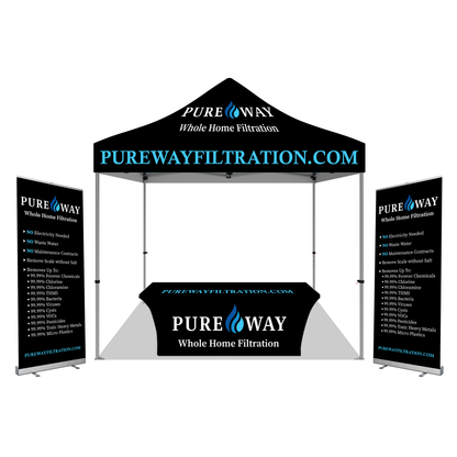 Pureway 10' x 10' Black Canopy Event Kit