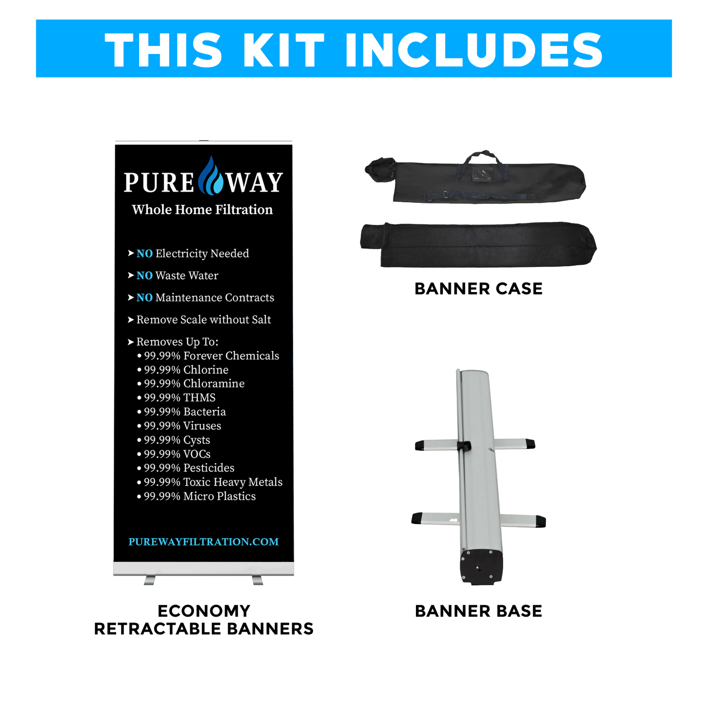 33" Pureway Retractable Banner