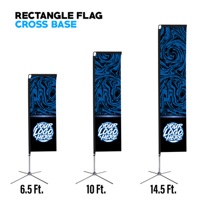 Rectangle Flag - 3 Pack Bundle