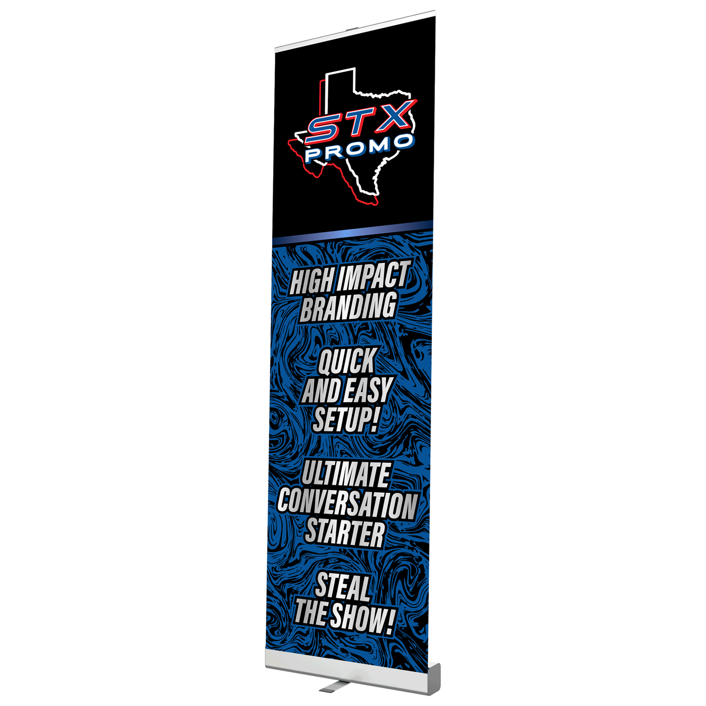 24" Economy Retractable Banner