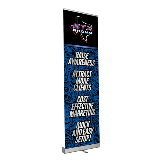 24" Economy Retractable Banner