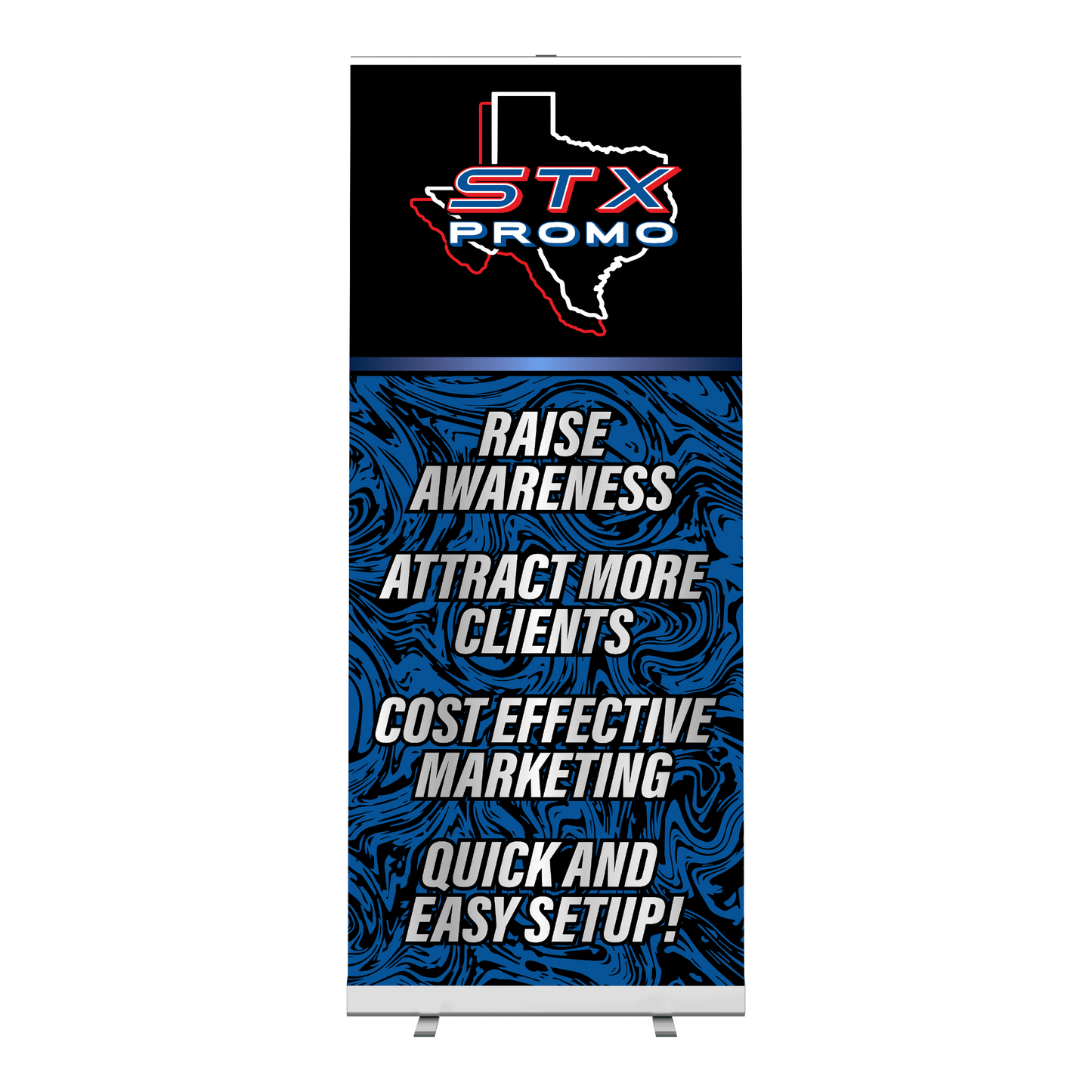 34" Economy Retractable Banner