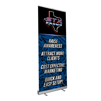 32" Economy Retractable Banner
