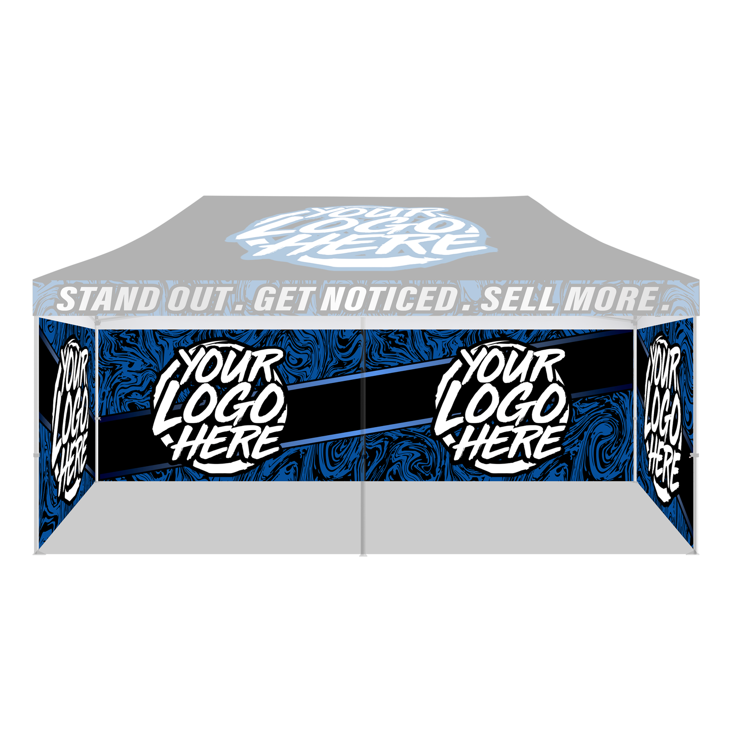 Custom Canopy Full Wall Package