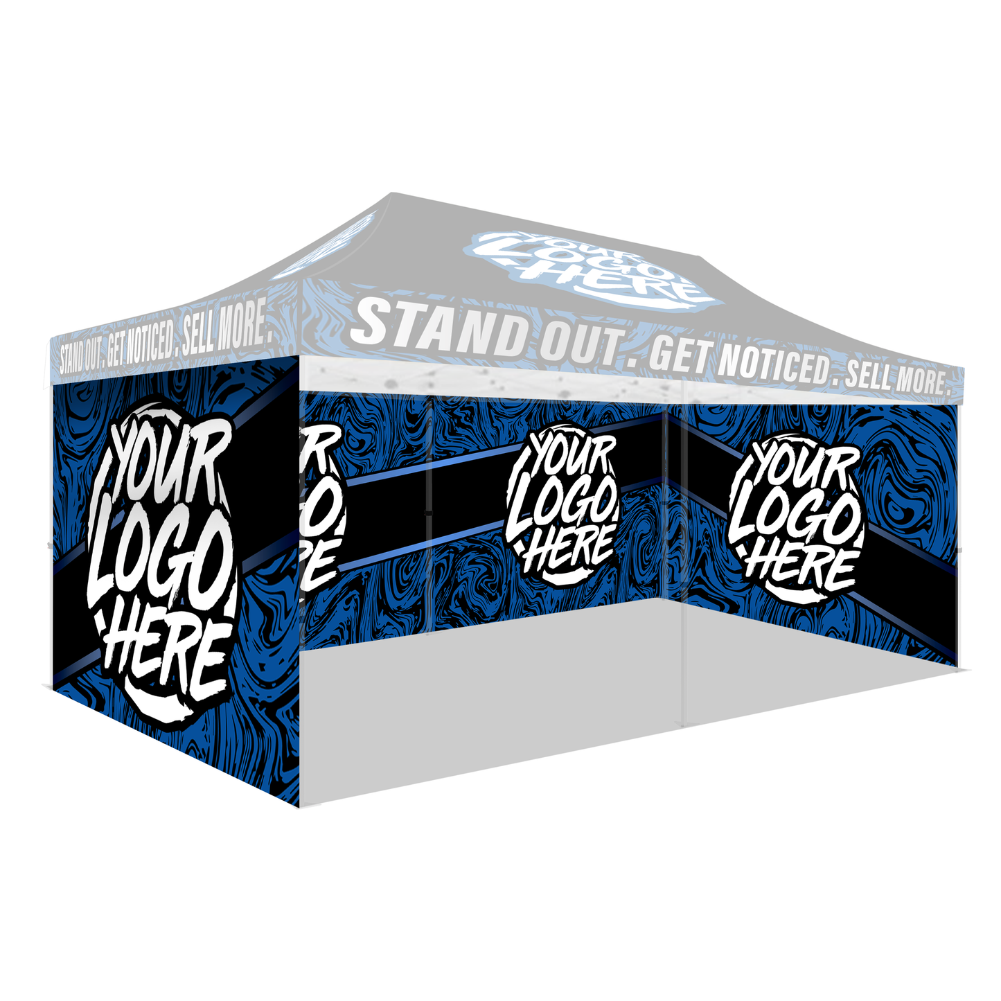 Custom Canopy Full Wall Package