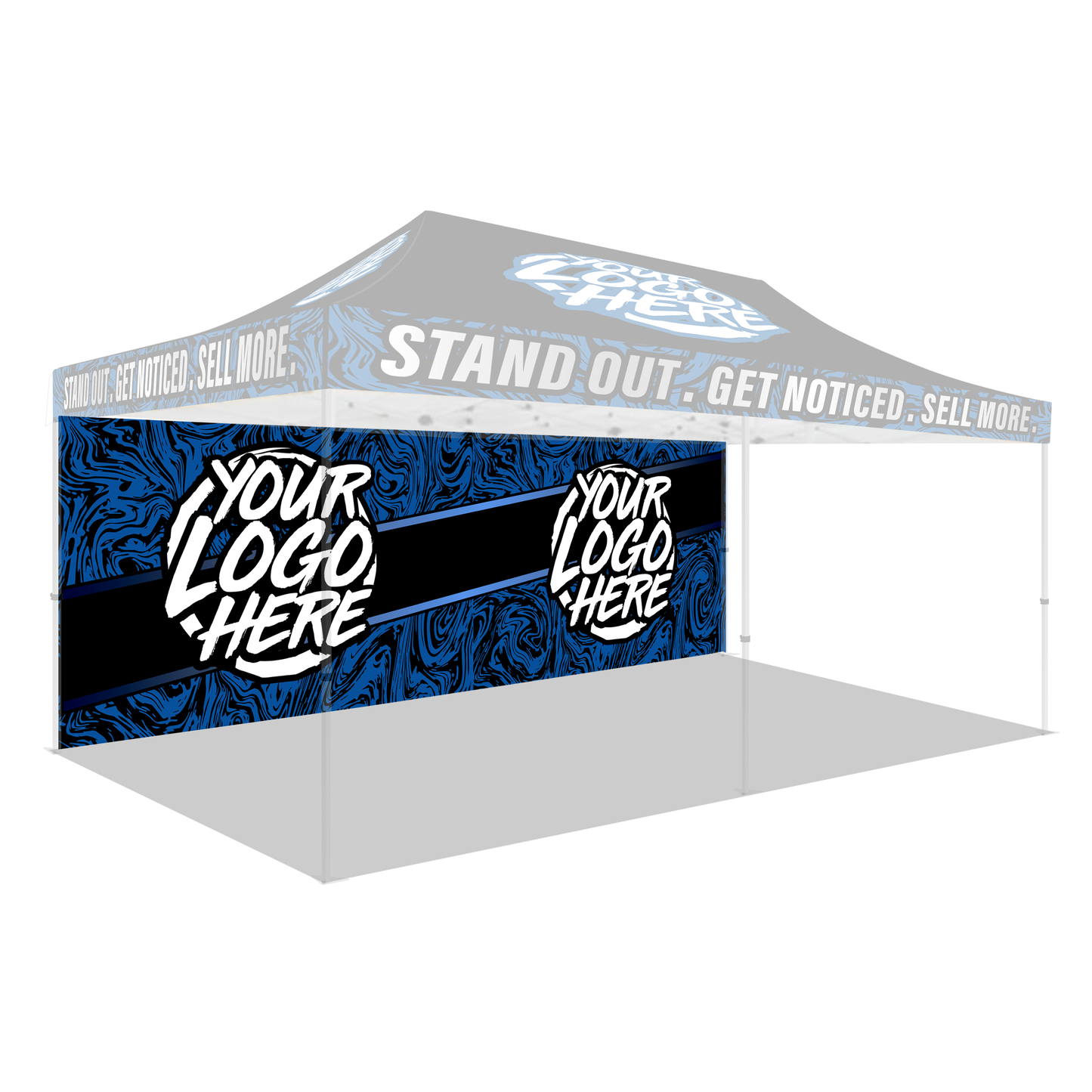 Custom Canopy Rear Wall