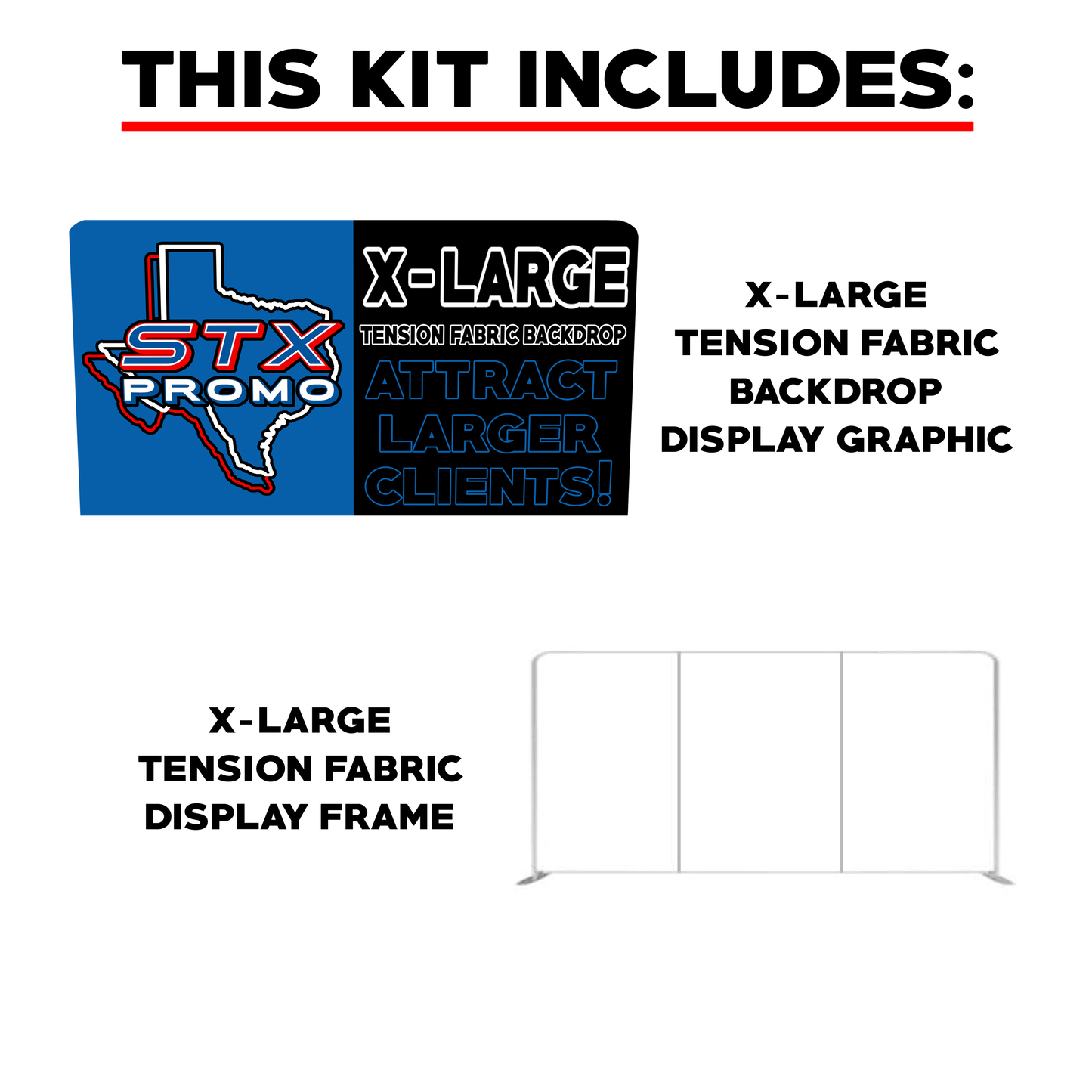 X-Large Tension Fabric Backdrop